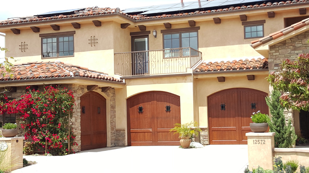 Latest garage door completions! Mediterranean Garage San Diego