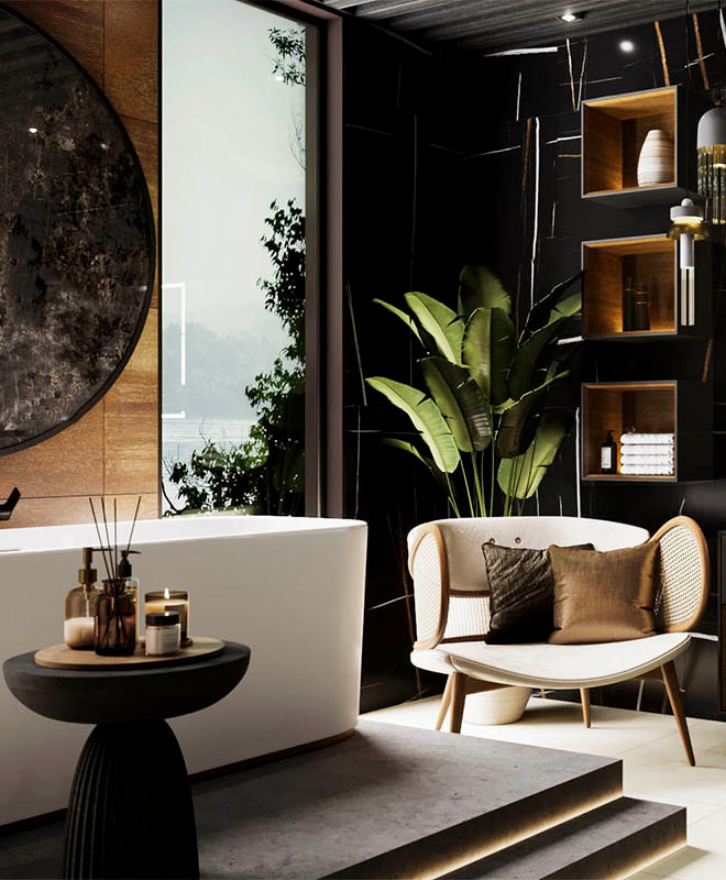 Ванная комната в частном доме