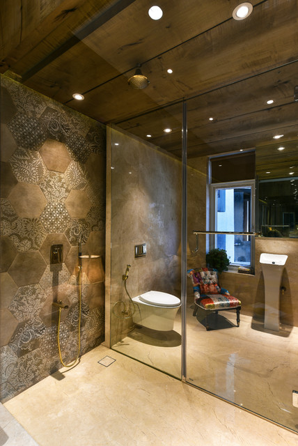 Villa by Studio 5 trendy-badevaerelse