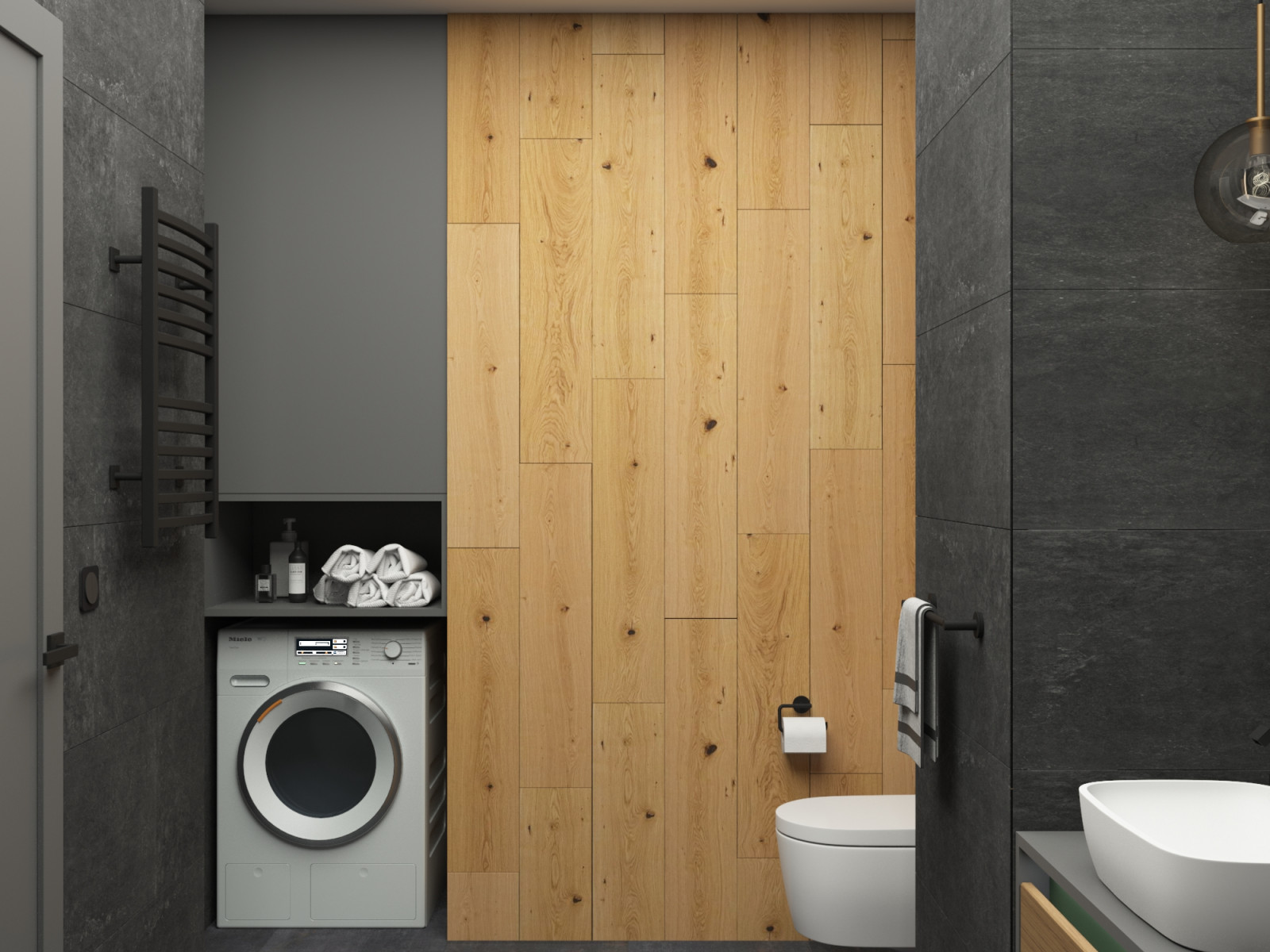 Ванна в стиле лофт