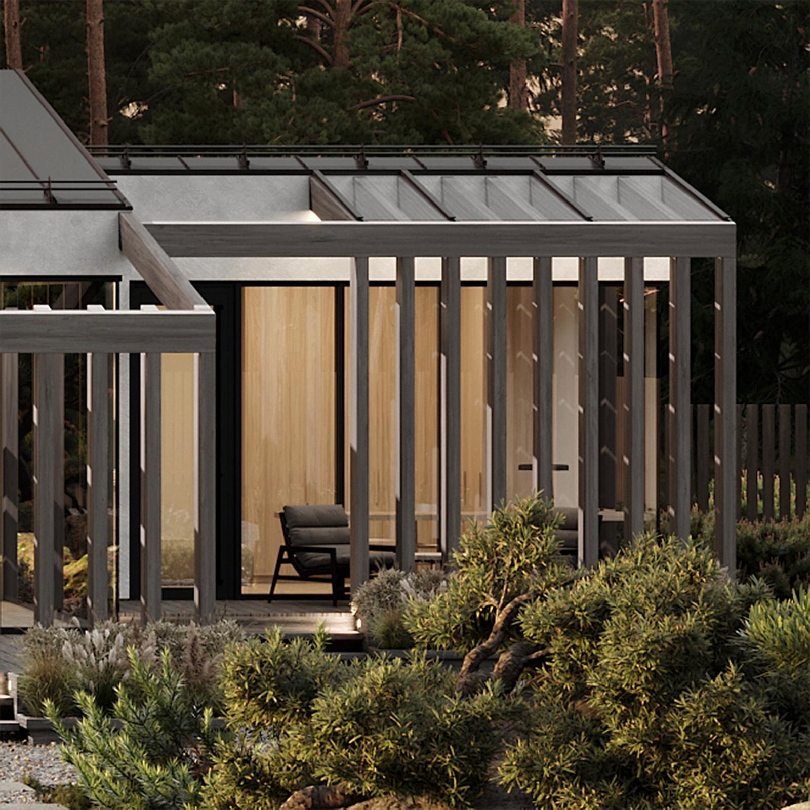 Проект одноэтажного дома в Репино