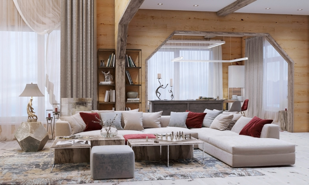 House in Siargi | Living room | Dining room