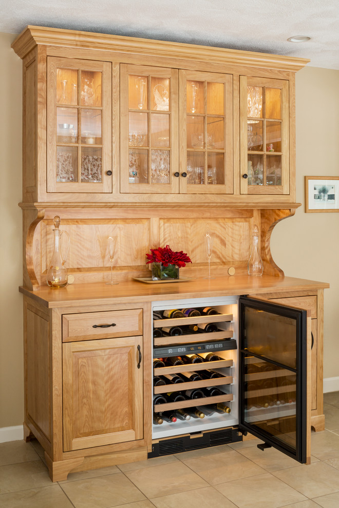 Transitional kitchen photo in Boston