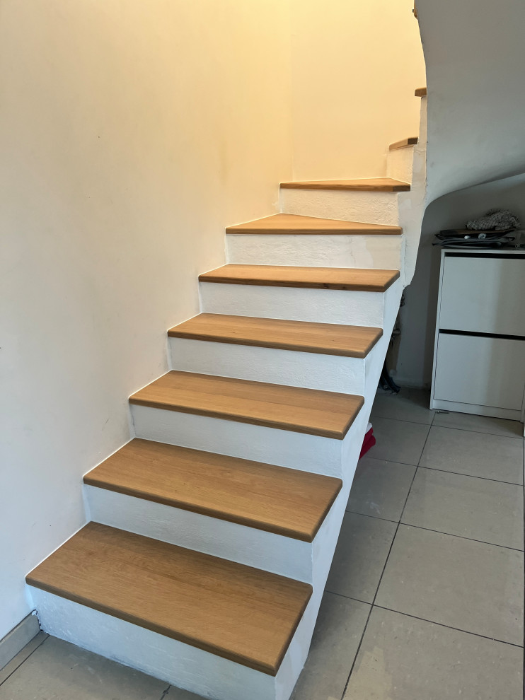 Escalier en chêne massif