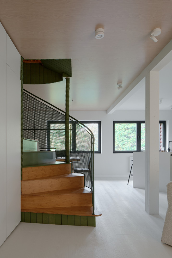 Кухня-гостиная. Разворот на 45 градусов