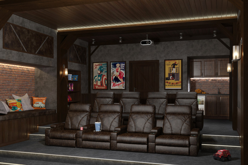 Дизайн интерьера деревянного дома