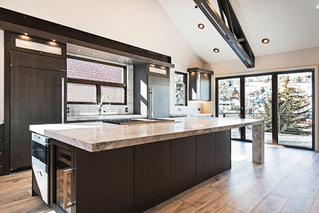 Contemporary Mountain Home contemporary-kitchen