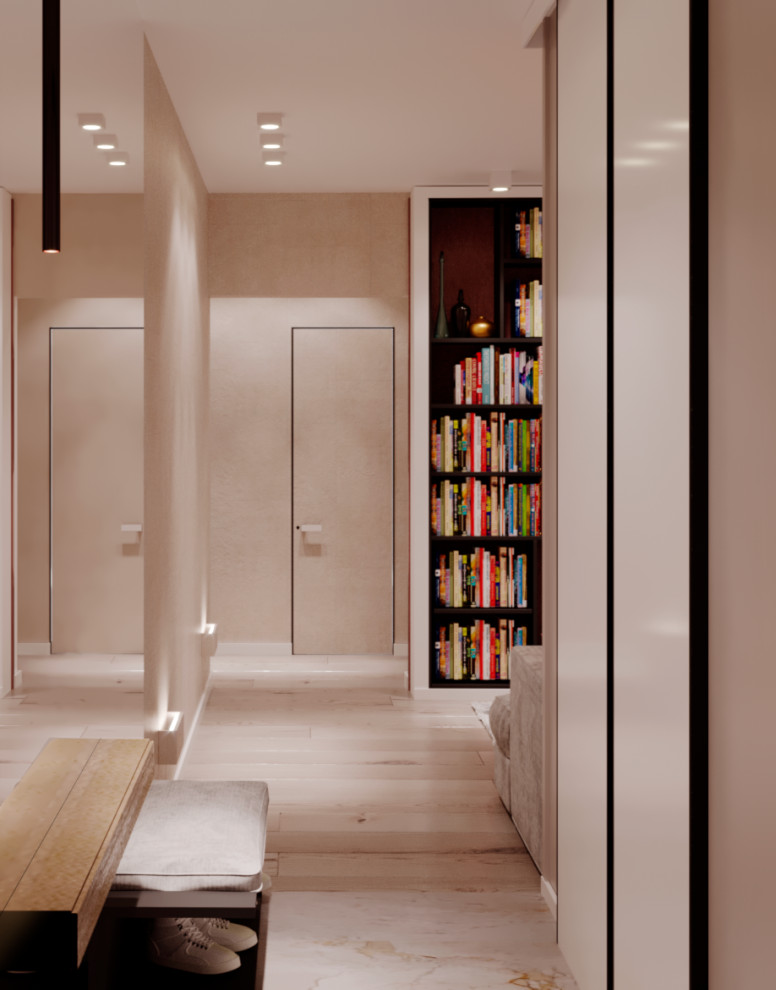 Квартира в мягких оттенках минимализма