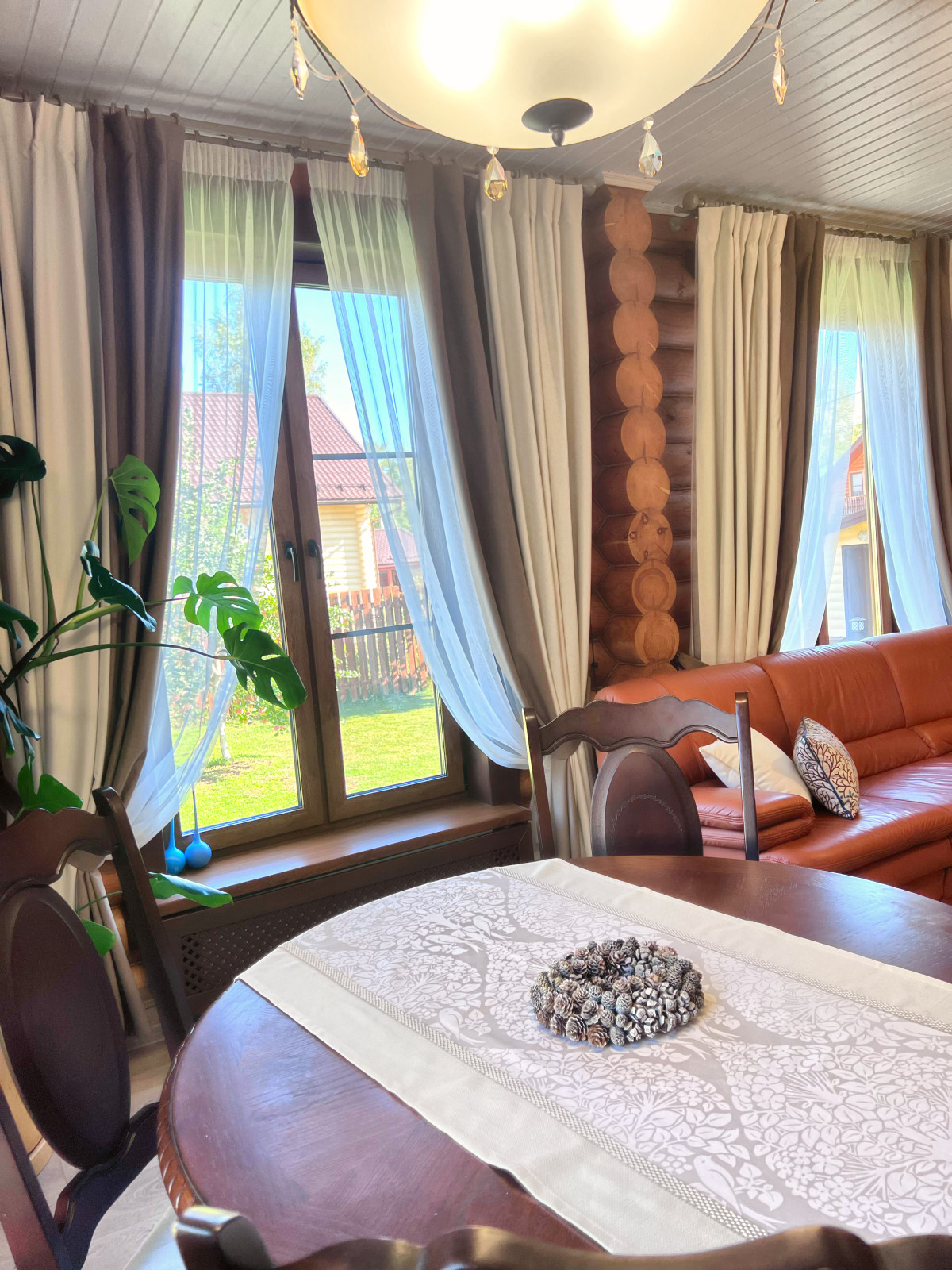 Дом из оцилидрованного бруса в Подмосковье