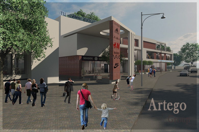 Проект торгового центра в Симферополе