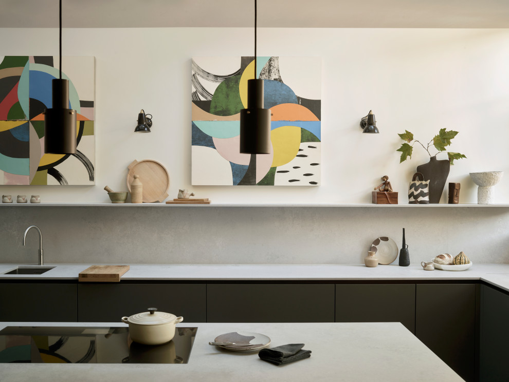 Photo of a contemporary kitchen in London.