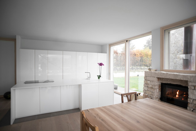 Cucina Total White contemporaneo-cocina