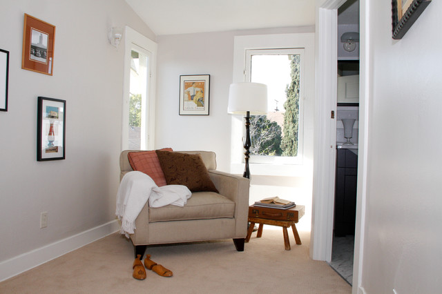 Master Suite Sitting Room Contemporary Bedroom Los