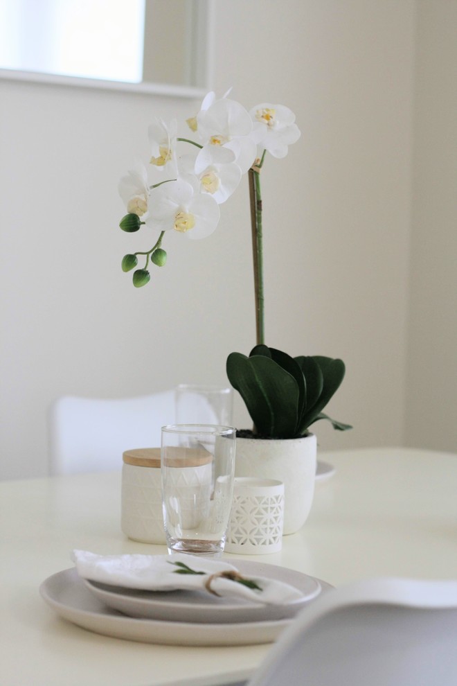 Design ideas for a scandinavian dining room in Canberra - Queanbeyan.
