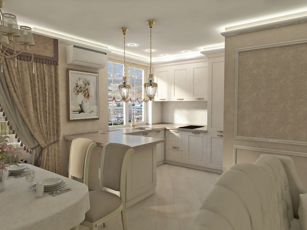 3-х-комнатная квартира в легком классическом стиле