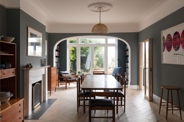 Room Tour: An Elegantly Connected Kitchen-diner in a 1930s House | Houzz IE