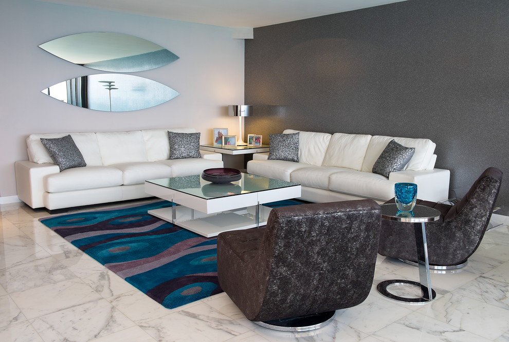 Sklar Design Team Client C Contemporary Living Room Miami