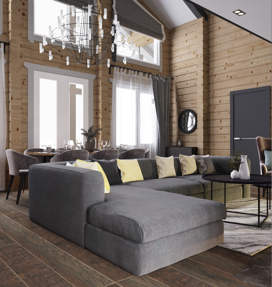 Дизайн-проект загородного дома из бруса