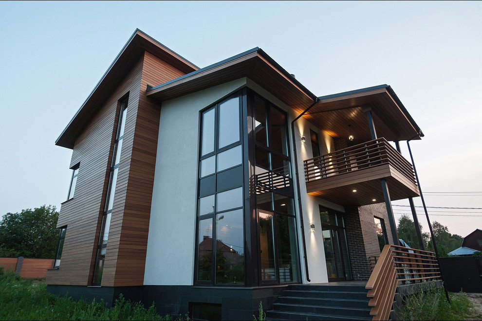 Загородный дом в стиле лофт