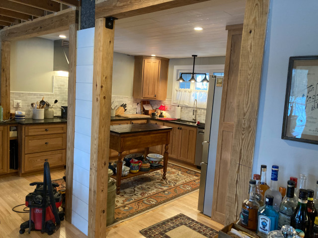 Oak Shaker Kitchen american-craftsman-kueche