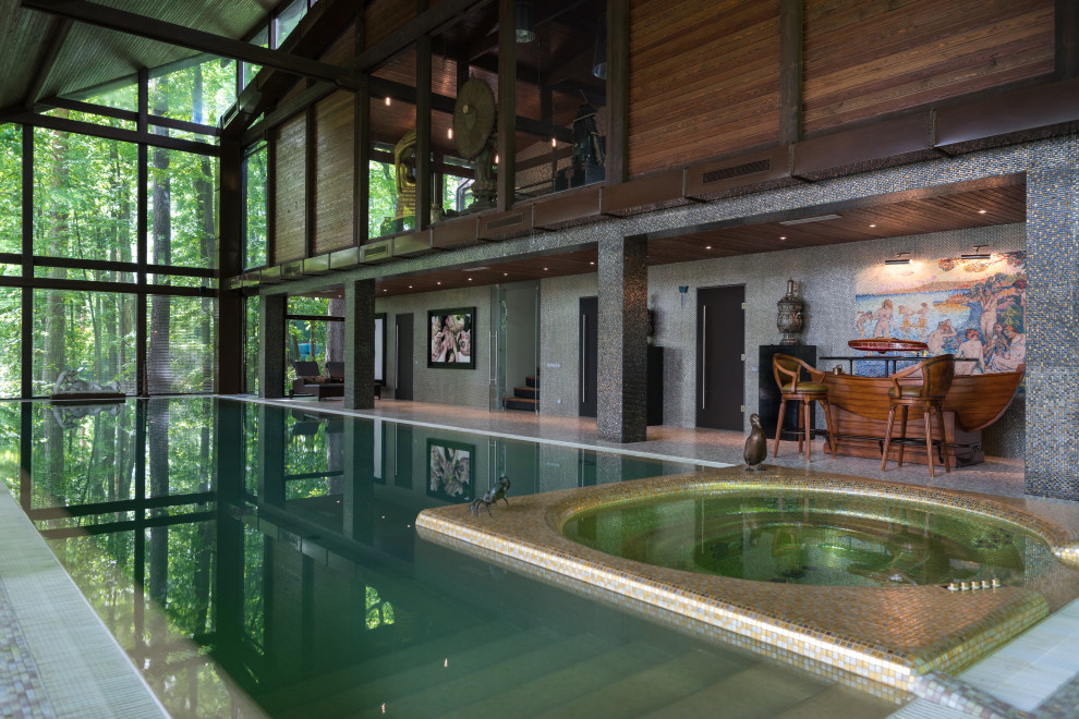 Интерьер и экстерьер загородного комплекса