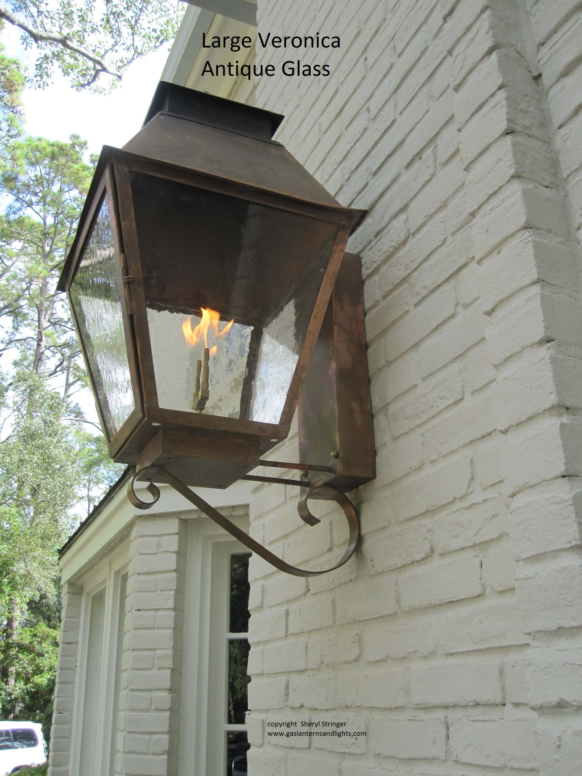 Glass Options for Gas Lanterns by Sheryl Stringer