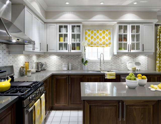 Lg Viatera Quartz Countertops Soho Gray Farmhouse Kitchen