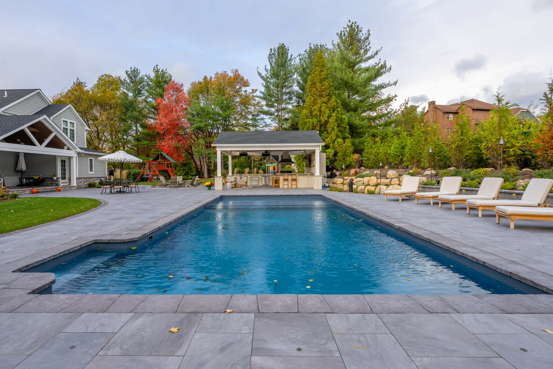 Porcelain Paradise with a Party Pavilian