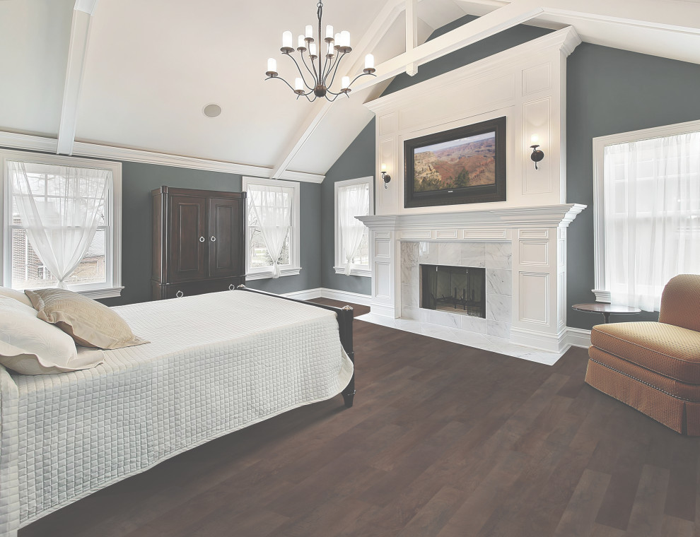 Bedroom - modern bedroom idea in Minneapolis