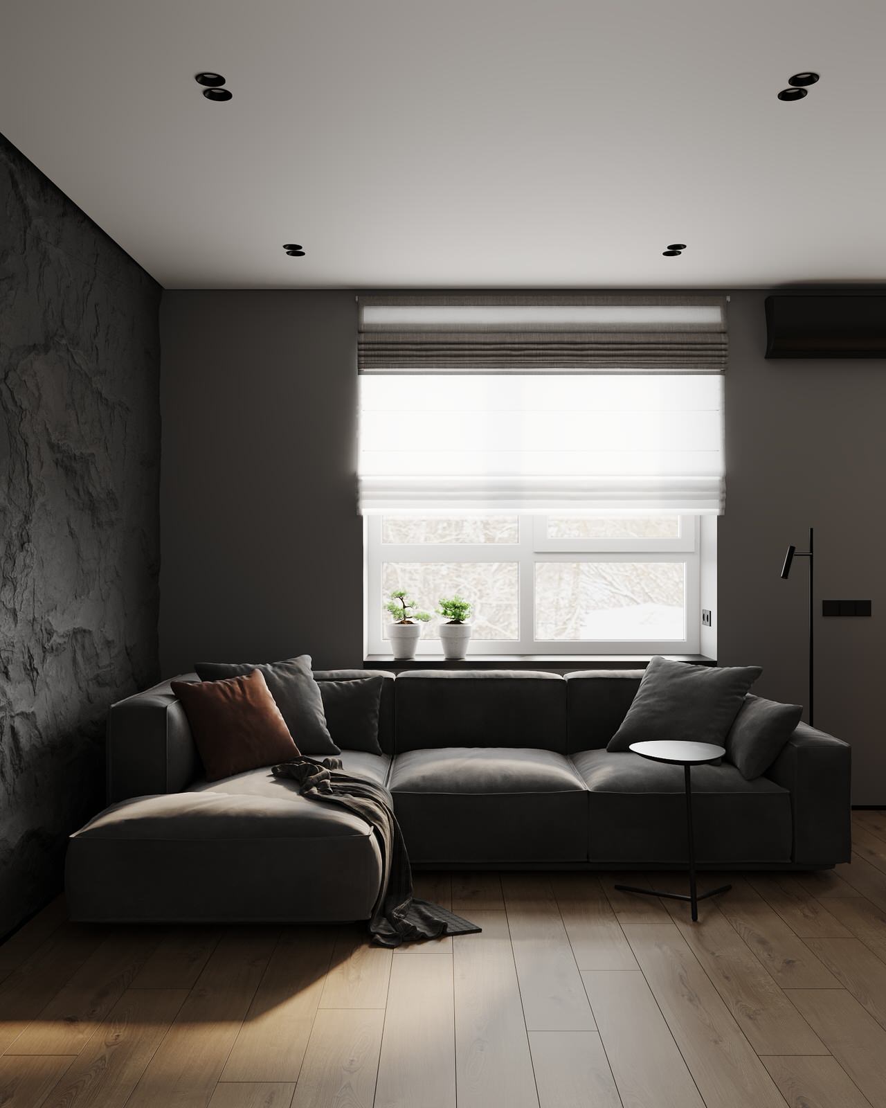 Кухня-гостиная (трехкомнатная квартира в ЖК "Илмари", Пенза)