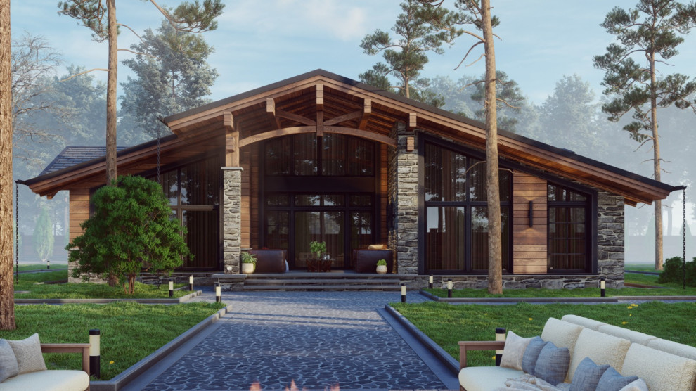 Дом с стиле Шале