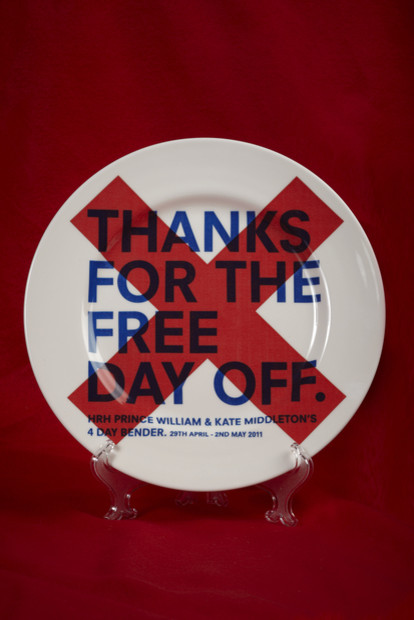 "Thanks for the Free Day Off" Plate