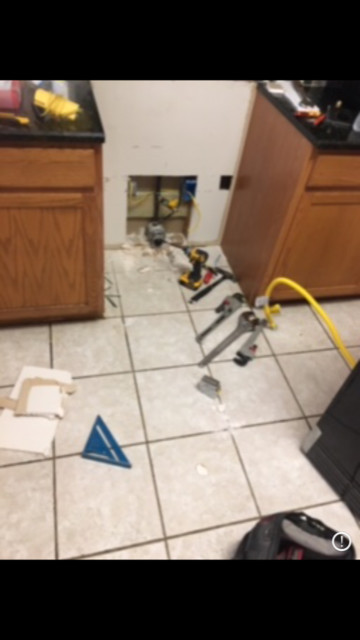 New Gas Line for Gas Range