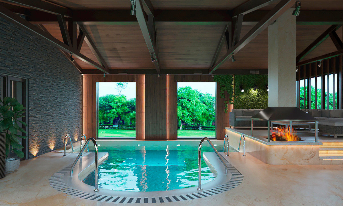 Бассейн и хамам