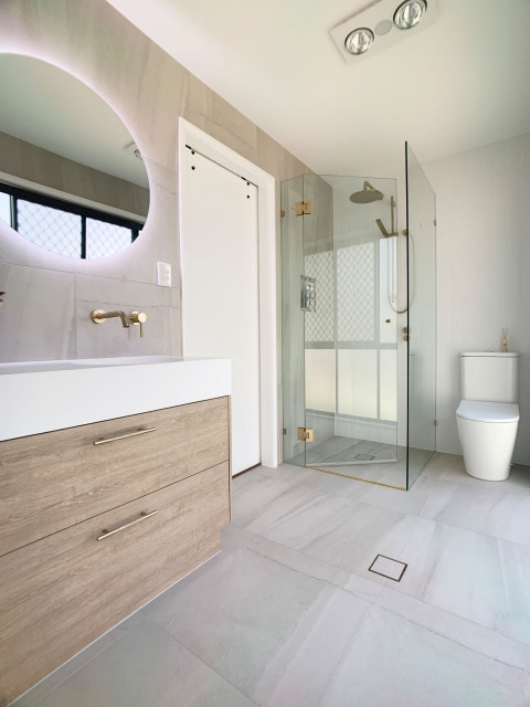 Bathroom moderne-badevaerelse