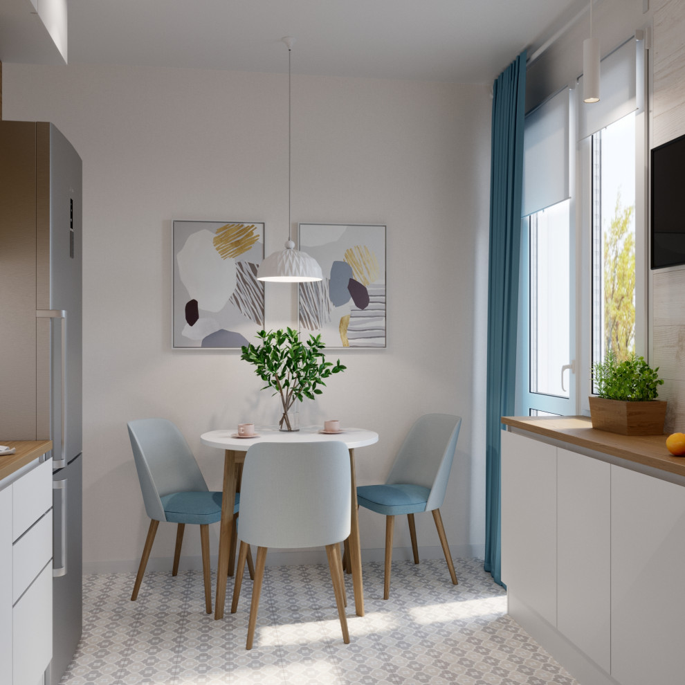Квартира в Скандинавском стиле для молодой семьи