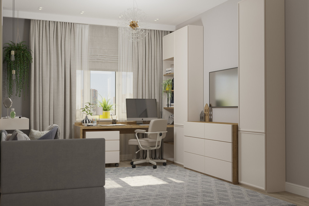 Квартира для семьи из трех человек.