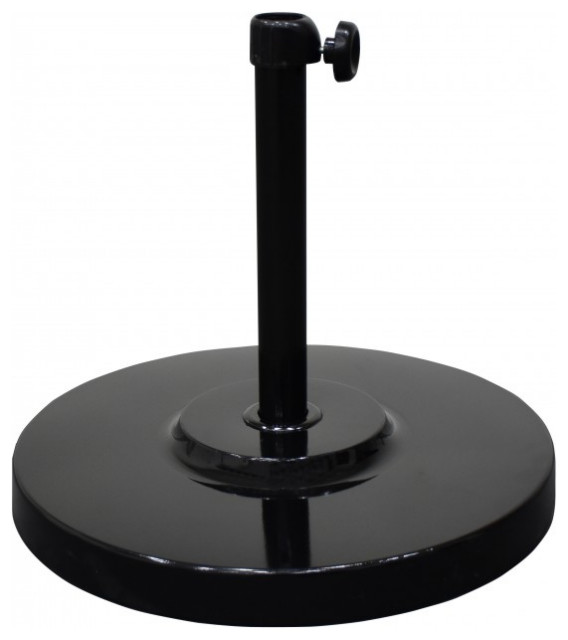 50 Lb Weighted Patio Market Umbrella Base For Pole 1 5 1 75 Modern Outdoor Umbrella Accessories By March Products