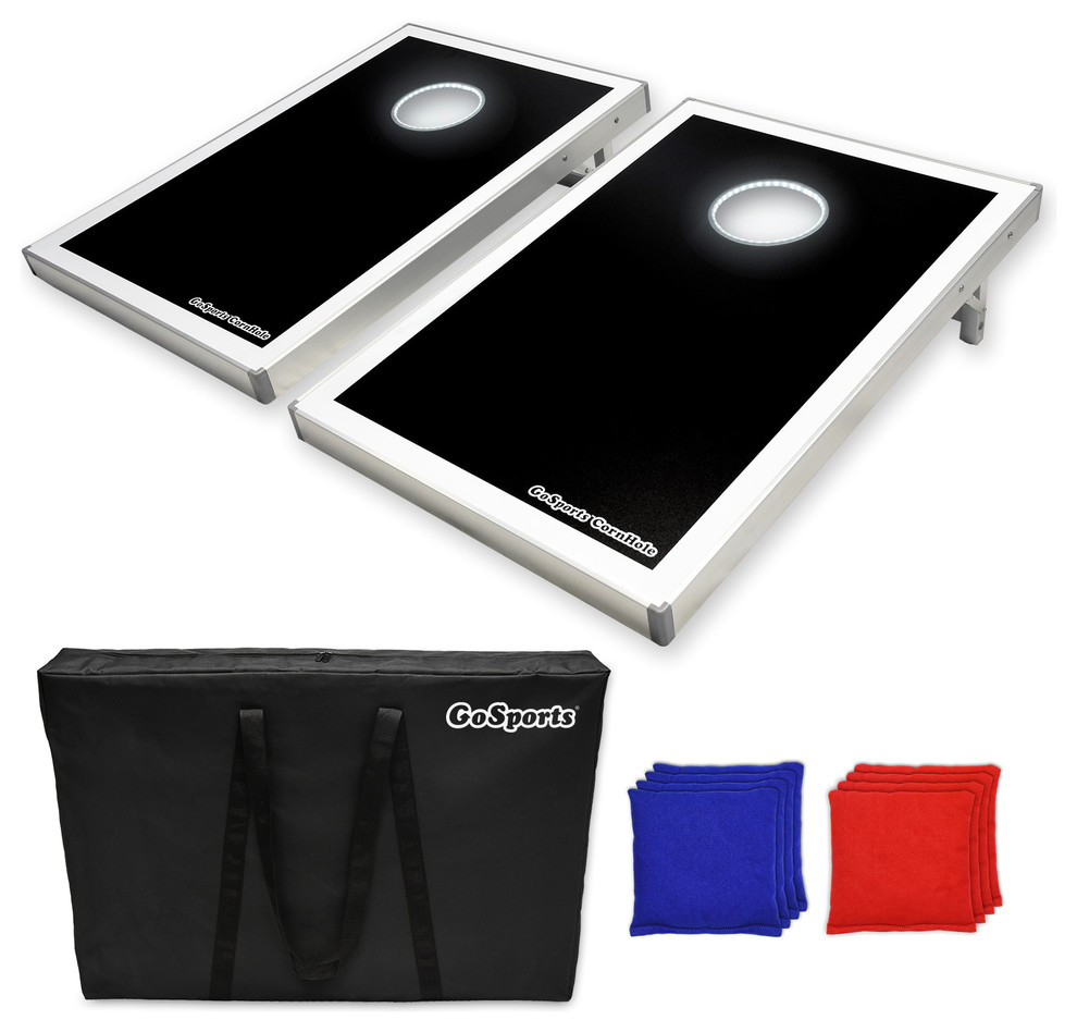 GoSports LED Edition Light Up Cornhole Set, 3'x2'