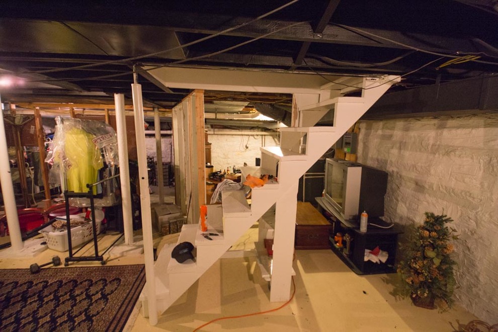 Basement Remodel Before