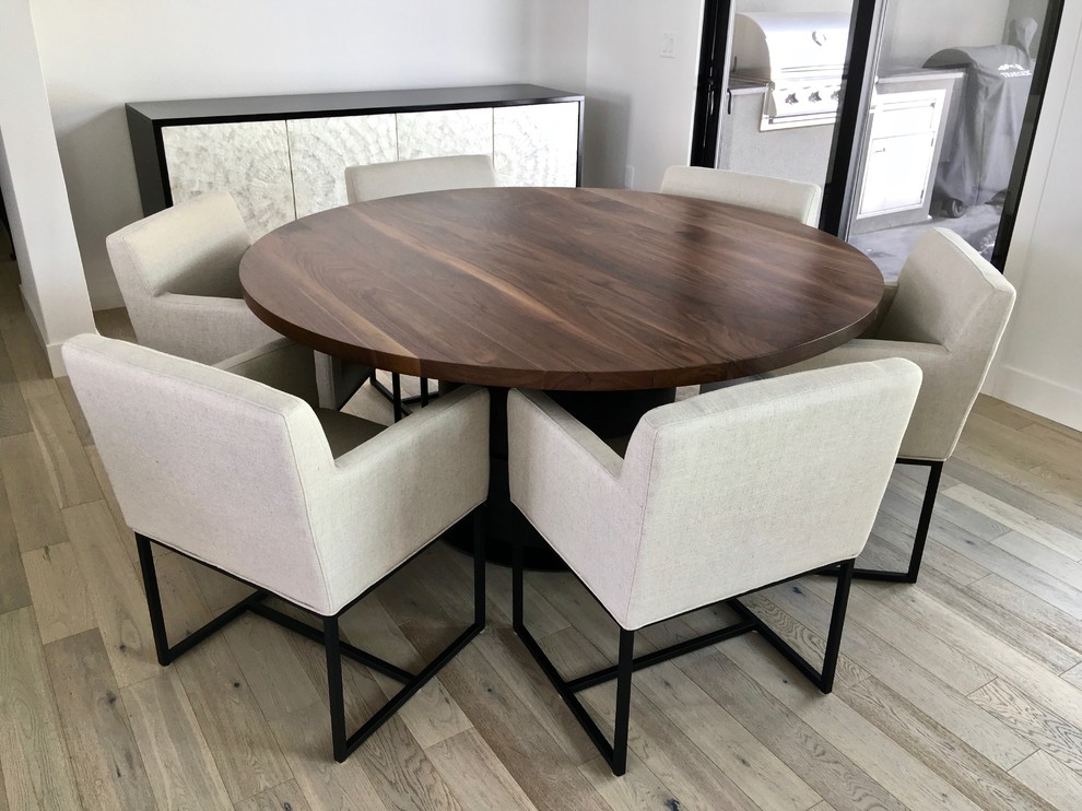 Large trendy dining room photo