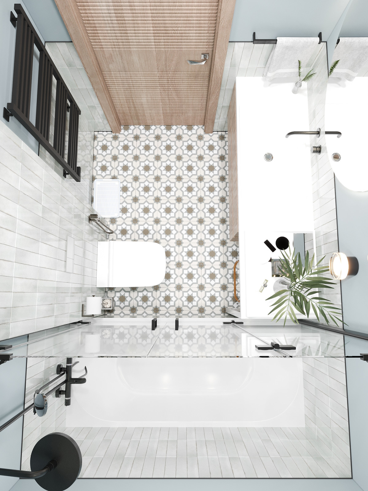 Крылатское, ванная комната