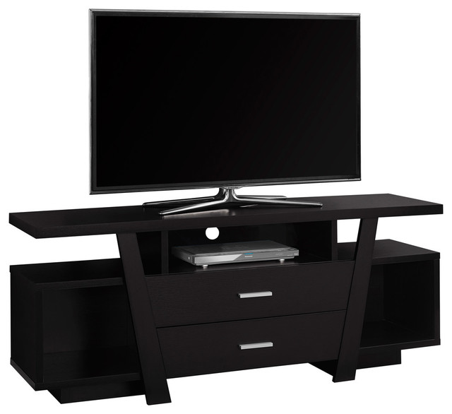 Tv Stand, 60 Inch, Console, Living Room, Bedroom, Laminate, Brown