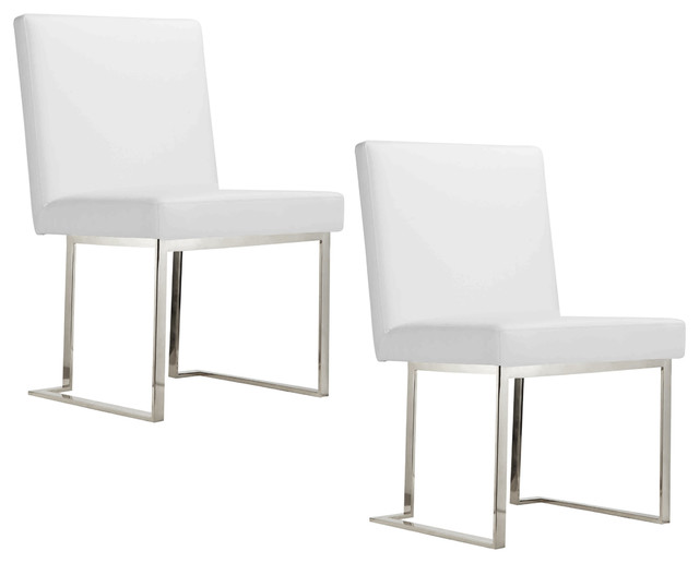 Avery Side Chairs, Set of 2, White