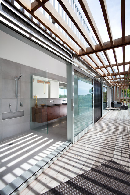 Opua House contemporary-terrace