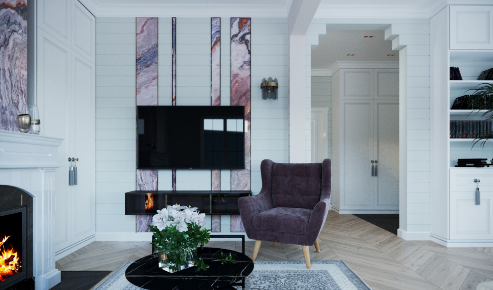 Дом из бруса 130 кв.м._ Гостиная