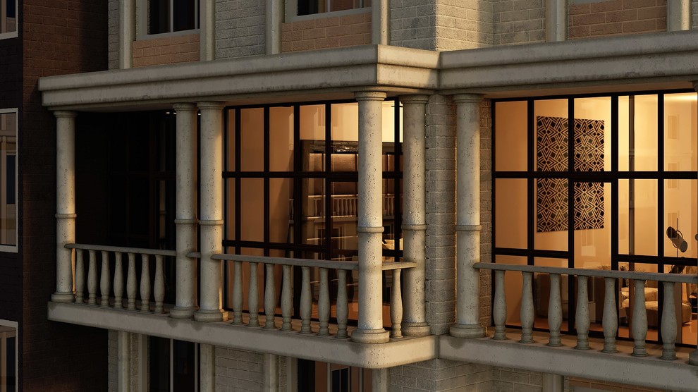 Проект городского дома в Липецке