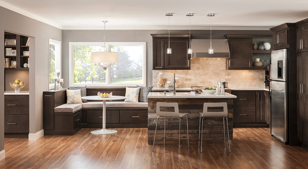 Inspiration for a transitional kitchen remodel in Toronto