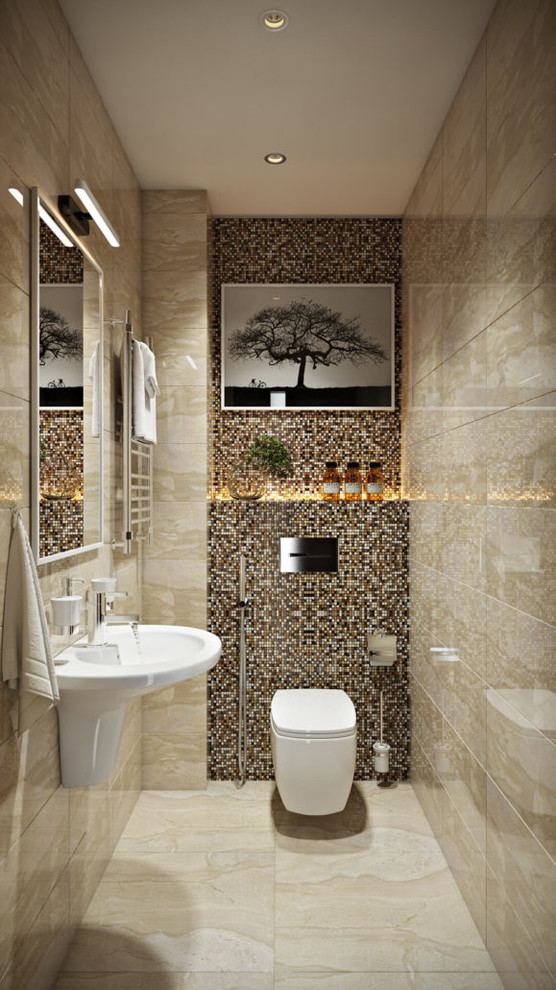 Современный дизайн просторной квартиры