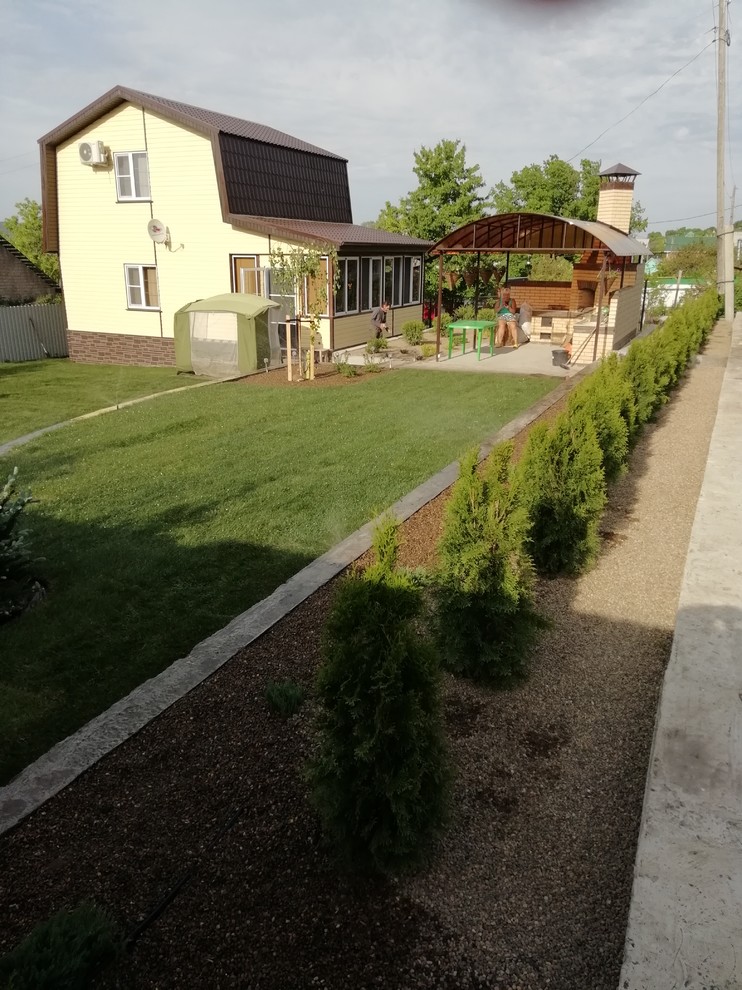 Ландшафтные работы, автополив, Самарская область, с. Зольное